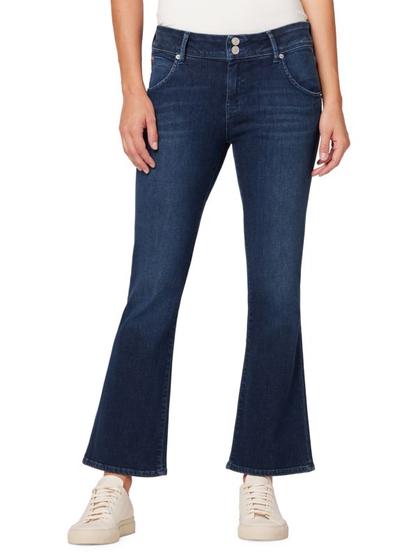 Hudson Collin Mid-Rise Cropped Bootcut Jeans